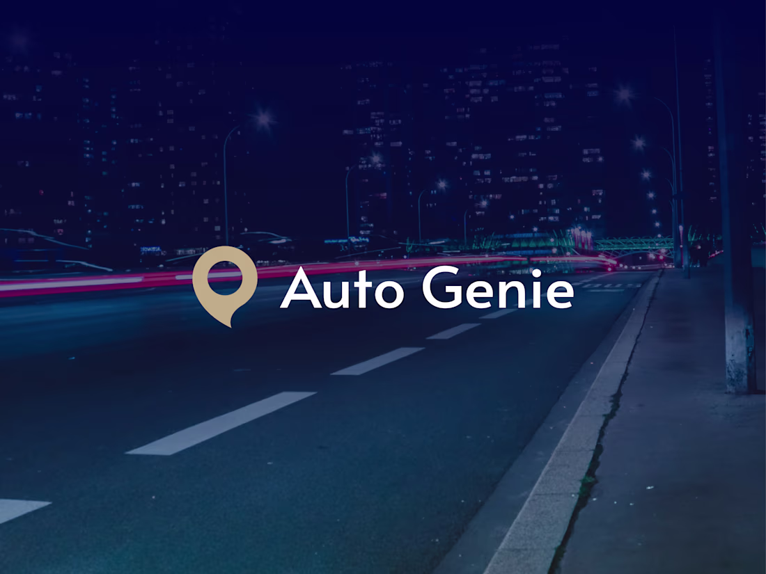 Cover image for Designed a striking logo for Auto Genie, a car buying/sellin...