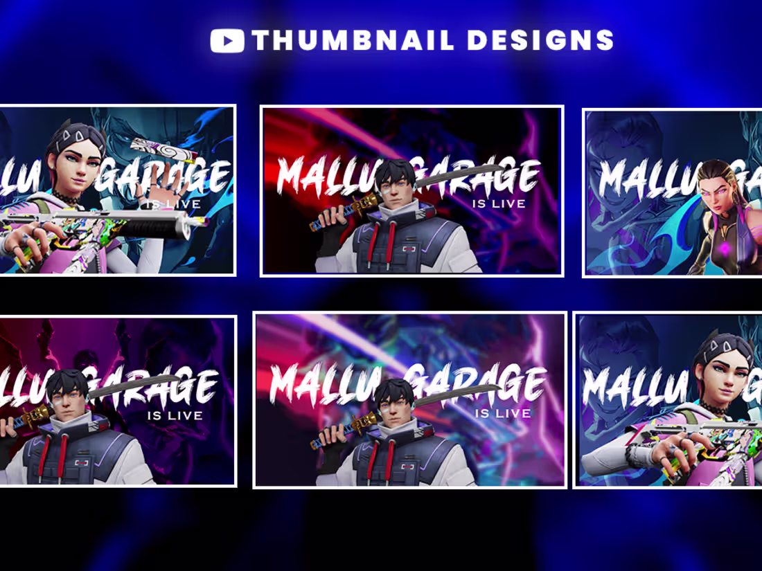 Cover image for Gaming Thumbnail Design