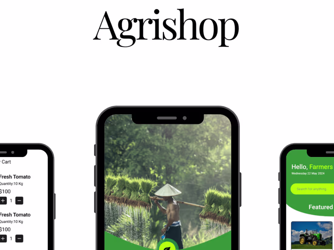 Cover image for AgriShop, An agricultural based Ecommerce App for iOS