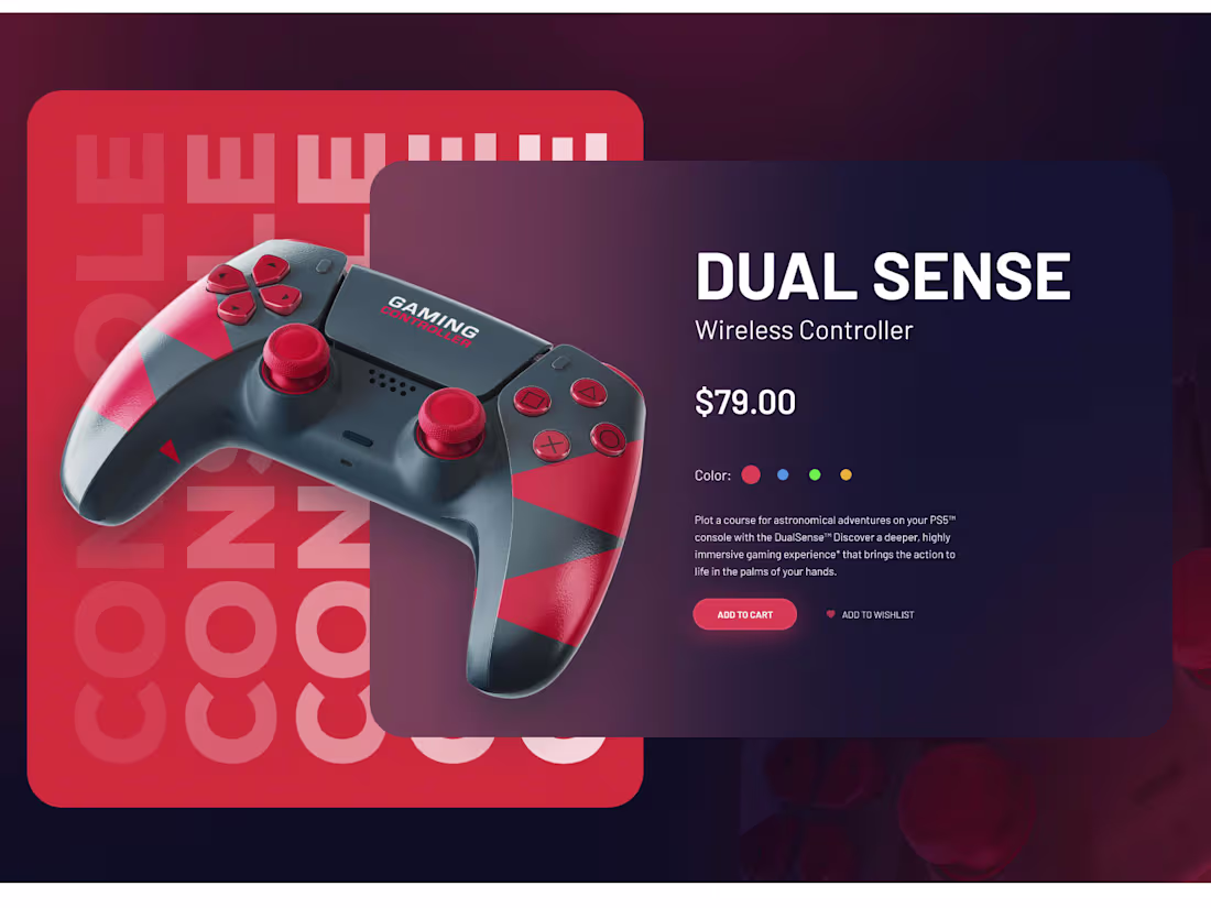 Cover image for gaming console design