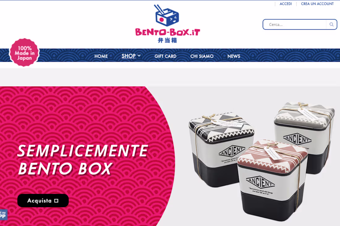 Cover image for New e-commerce Bento-box
