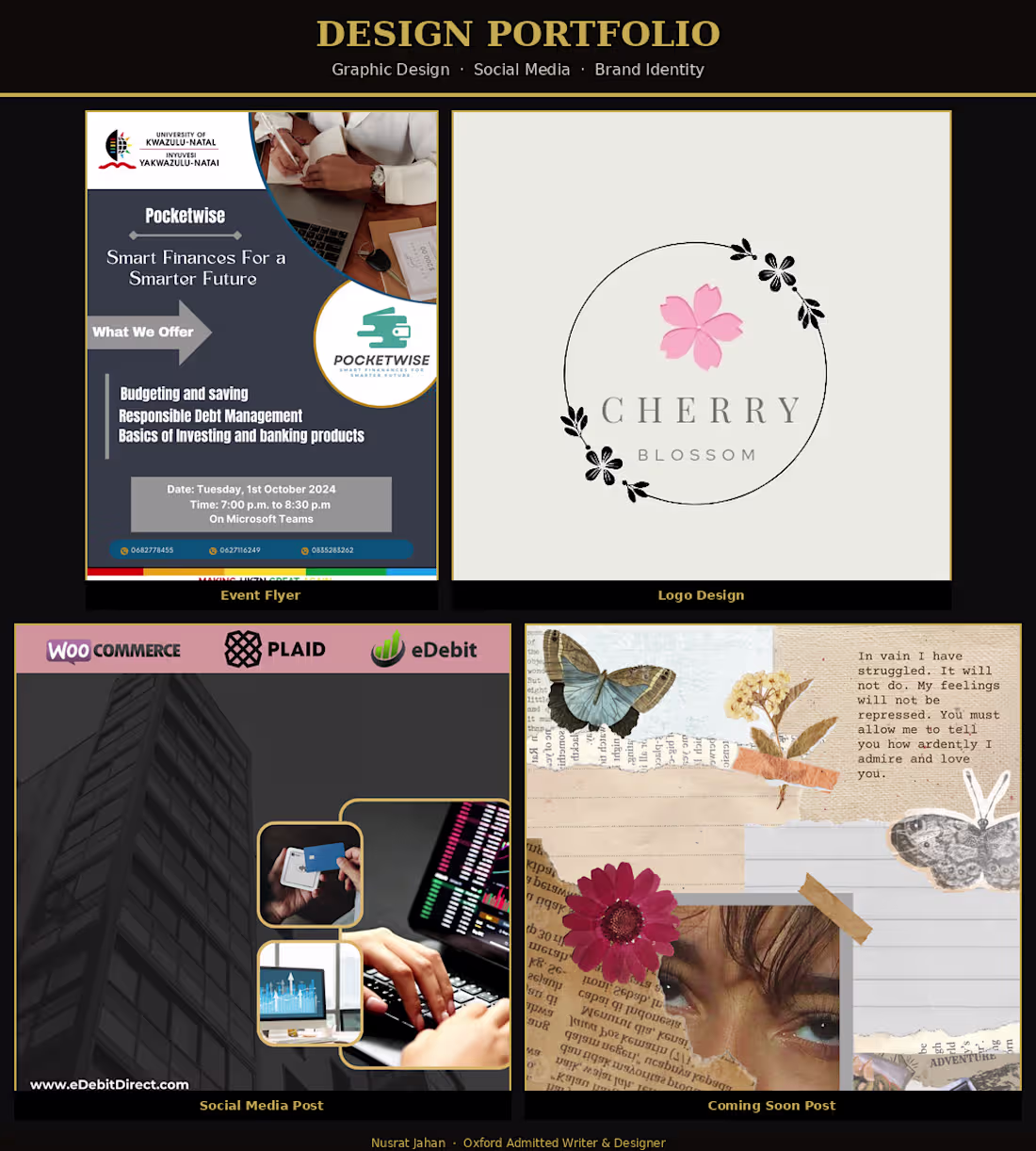 Cover image for Graphic design portfolio — event