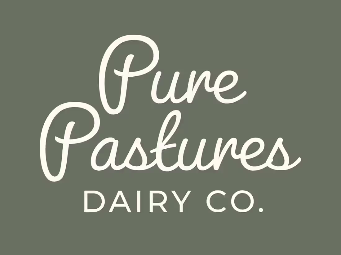 Cover image for Pure Pastures Dairy Co — The Sunday Social Design Co