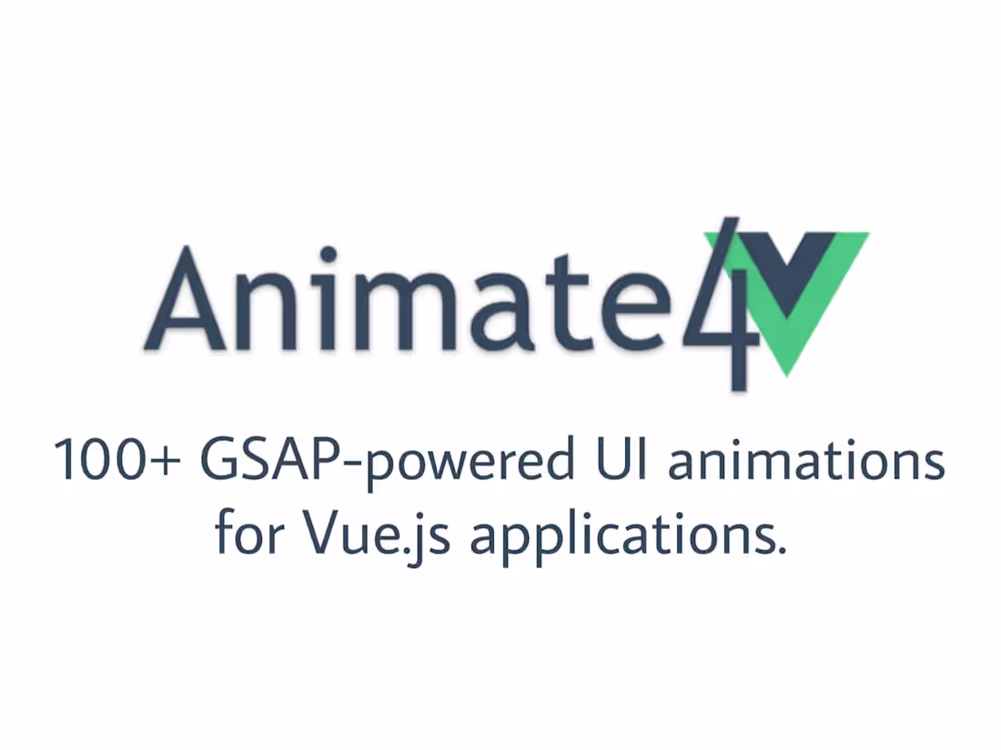 Cover image for Animate4vue