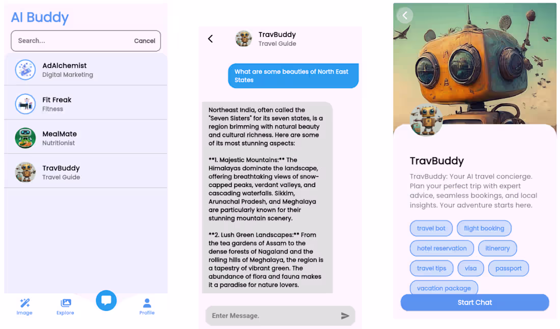 Cover image for AiBuddy powered by OpenAi's Assistant
