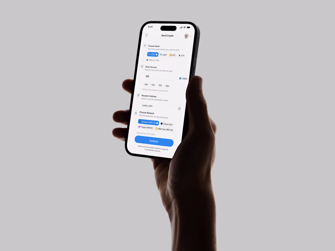 Cover image for Send Crypto UI🫆