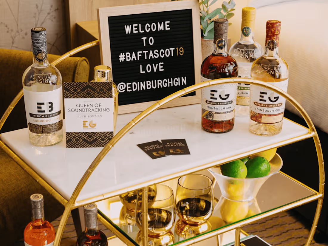 Cover image for Scottish BAFTAs with Edinburgh Gin