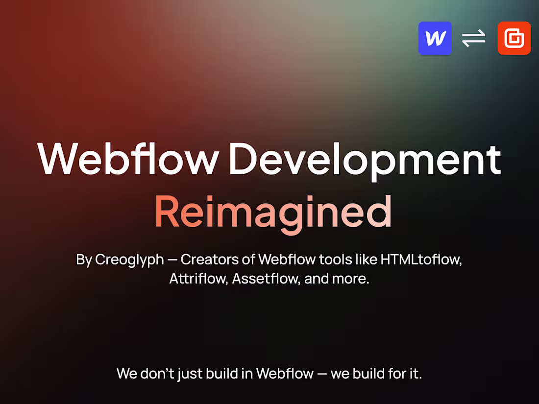 Cover image for Webflow Development