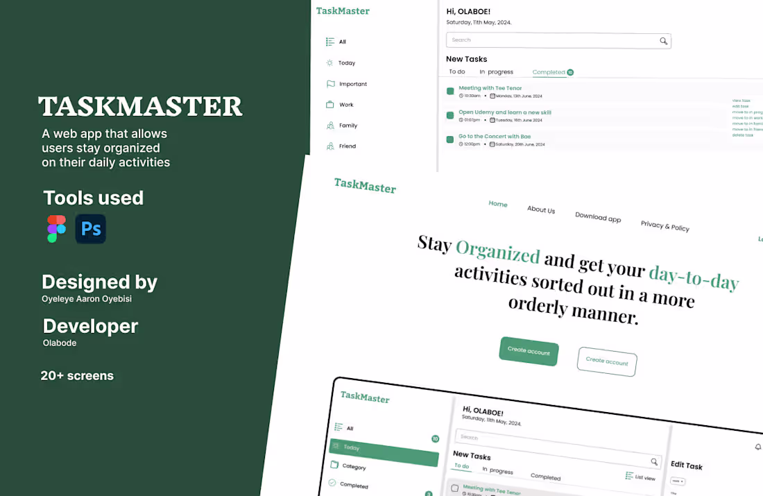 Cover image for TASKMASTER TODO WEBAPP