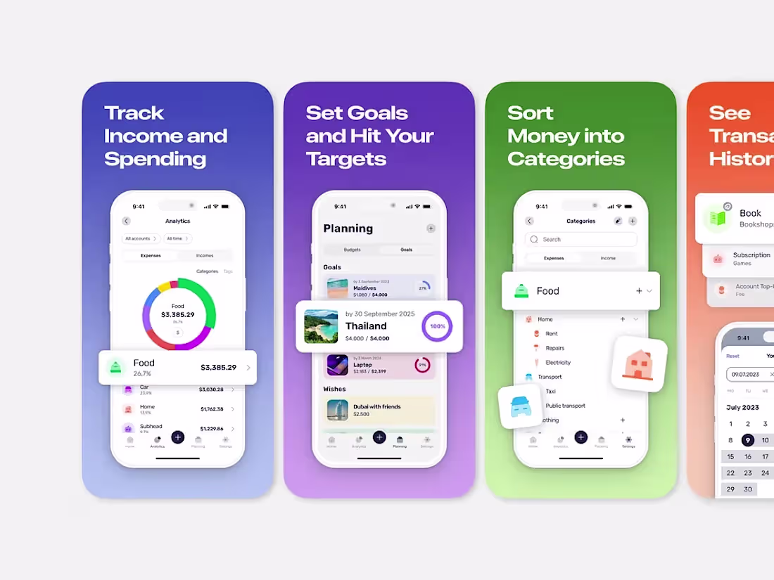 Cover image for Budget Tracker App Screenshots
