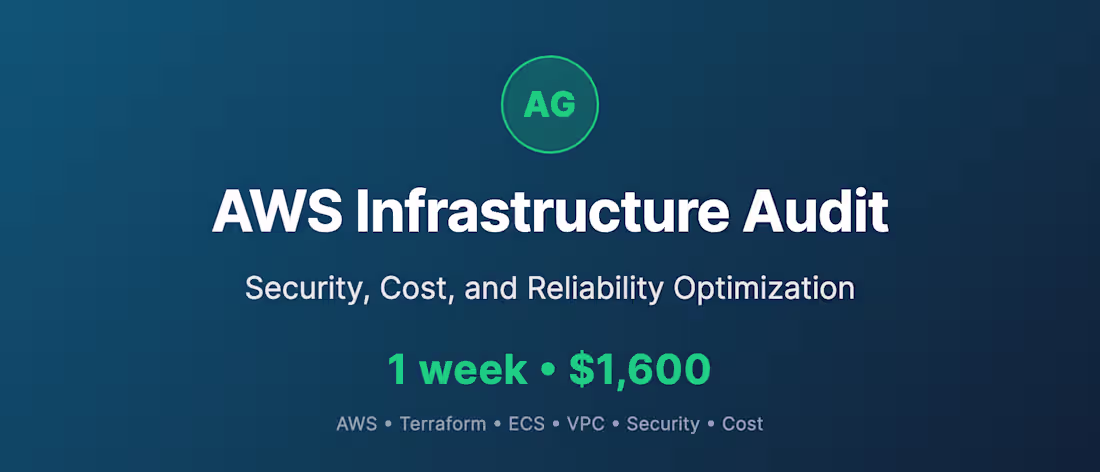 Cover image for AWS Cloud Infrastructure Audit and Optimization