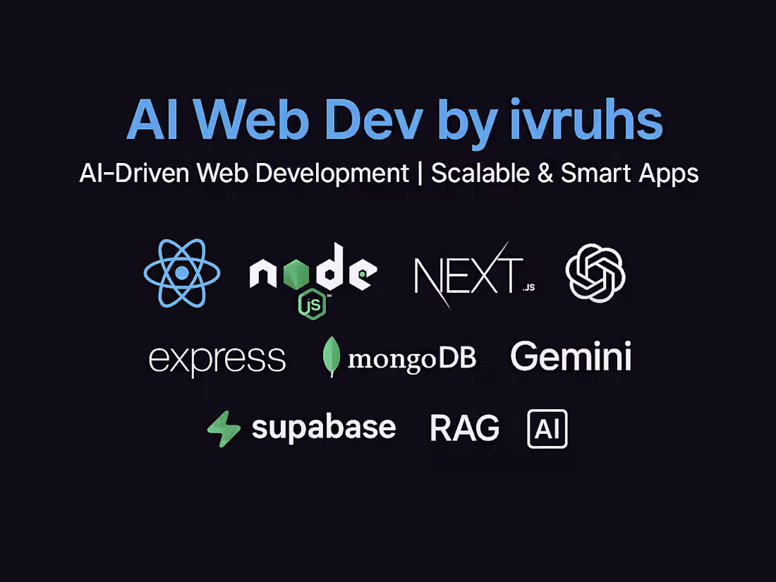 Cover image for Next.js & MERN Developer | Intelligent Web Apps with AI