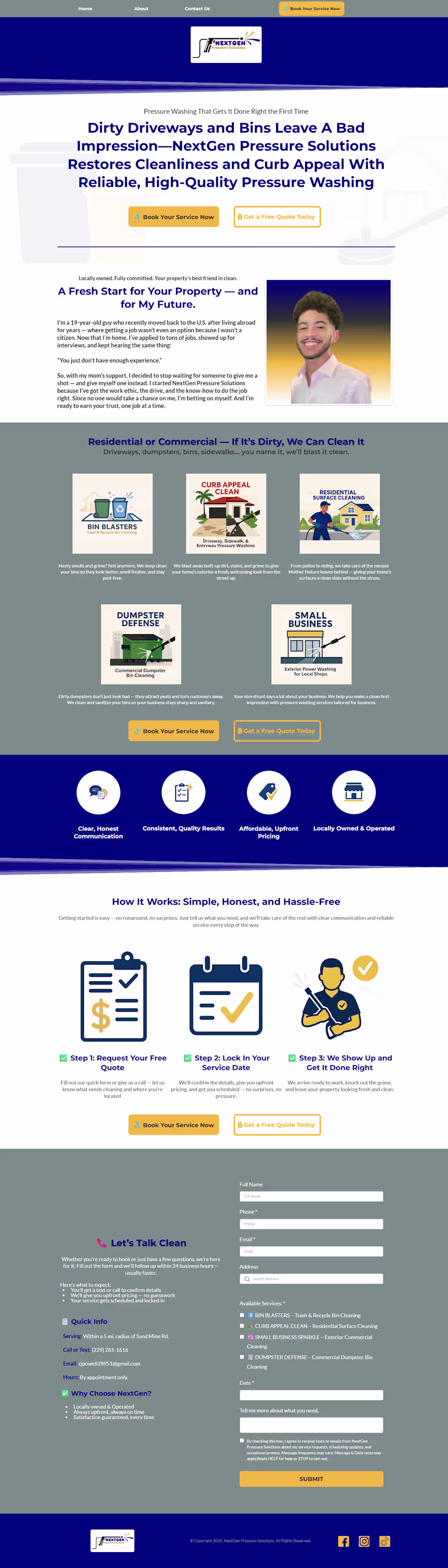 Cover image for NextGen Pressure Washing Service