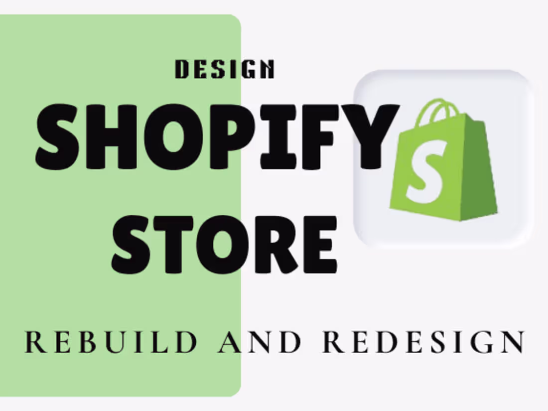 Cover image for I will do shopify store design shopify dropshipping website