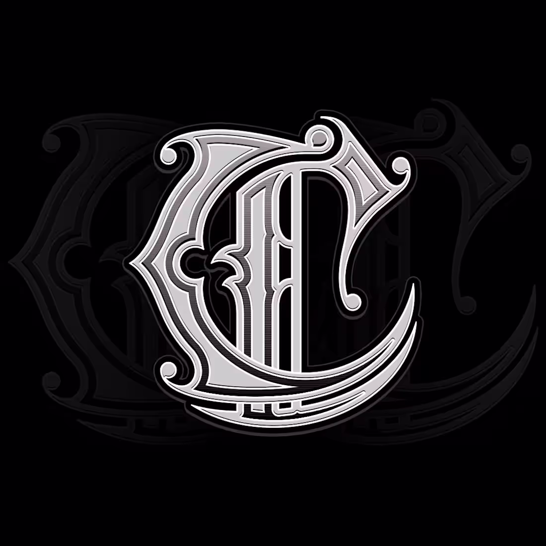 Cover image for Luxury Vintage Victorian Logo of Letter C :: Behance