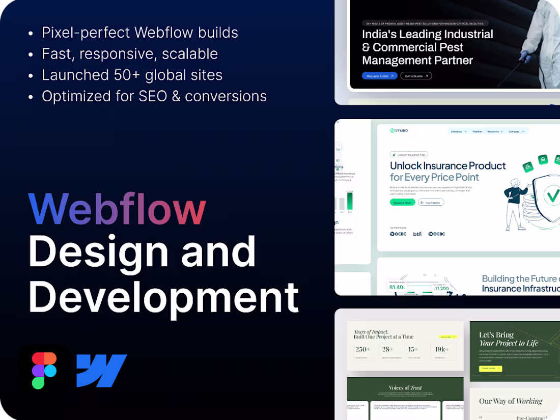 Cover image for Webflow Design & Development