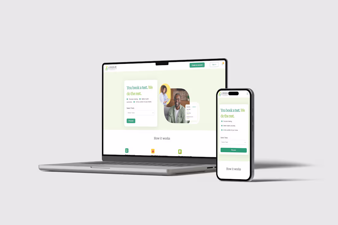 Cover image for GeneLab diagnostics lab  ng