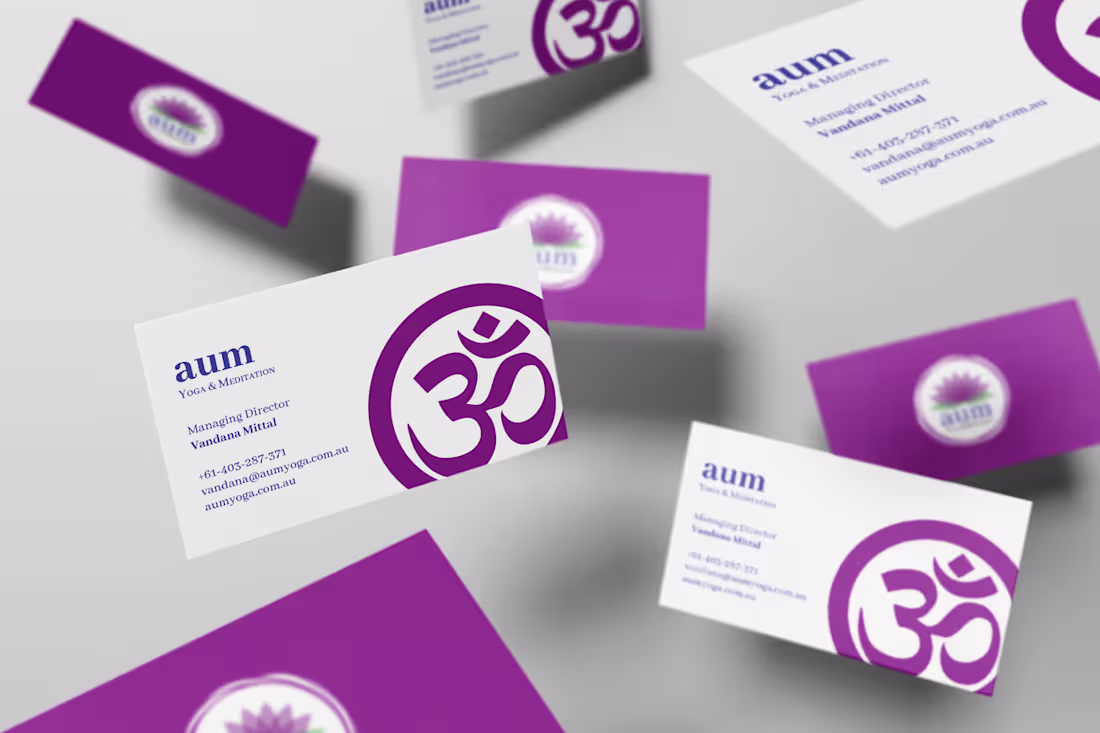 Cover image for Digital Identity Design for Aum Yoga & Meditation