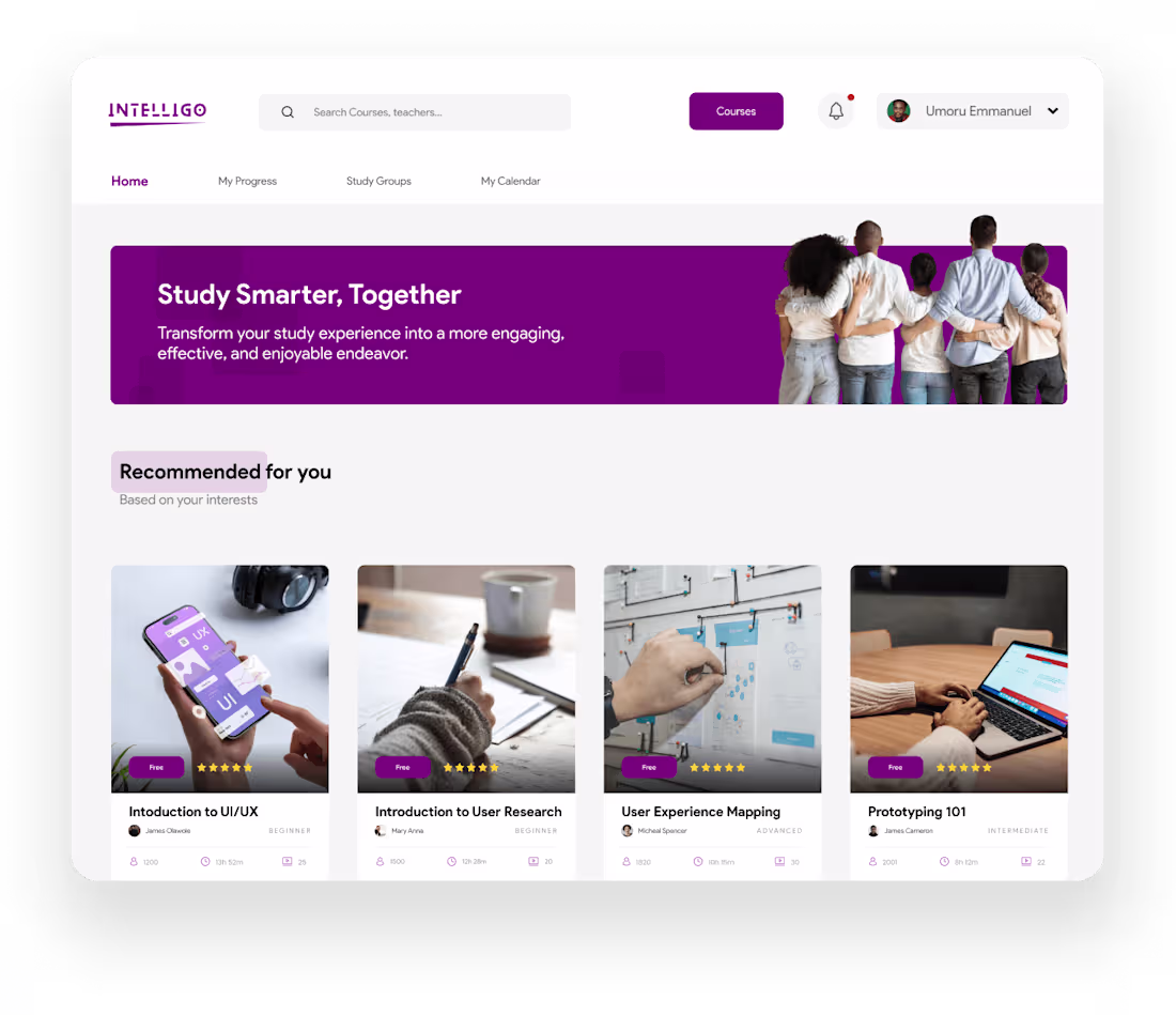 Cover image for An AI Collaborative Learning 
platform (Intelligo) 
