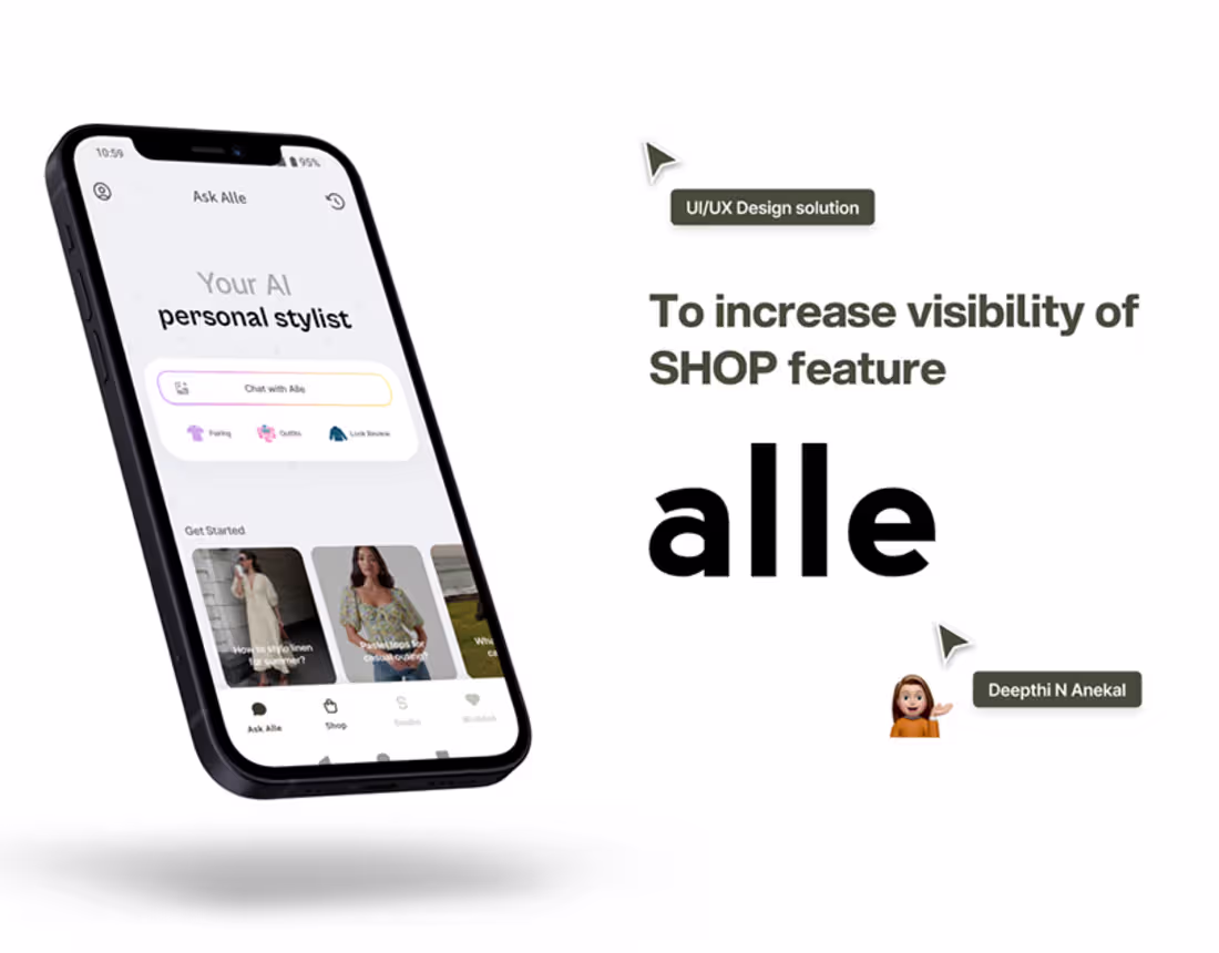 Cover image for UI/UX Design solution|Increase visibility | Shop | Alle :: Beha…