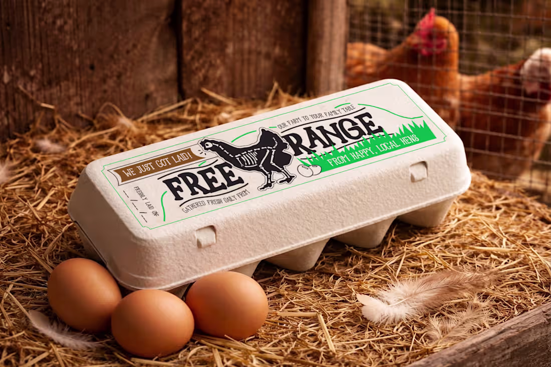 Cover image for Egg packaging for a local