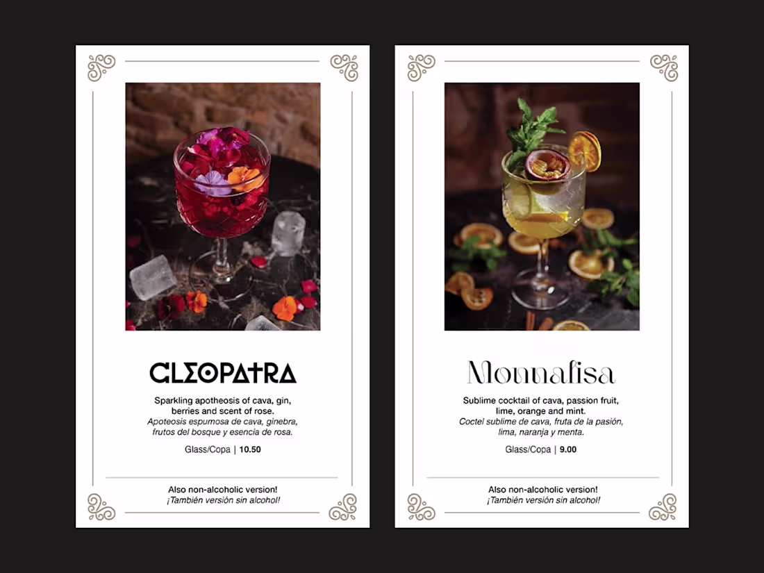 Cover image for Redefining Vegan Dining | Sangria Bar Menu Design
