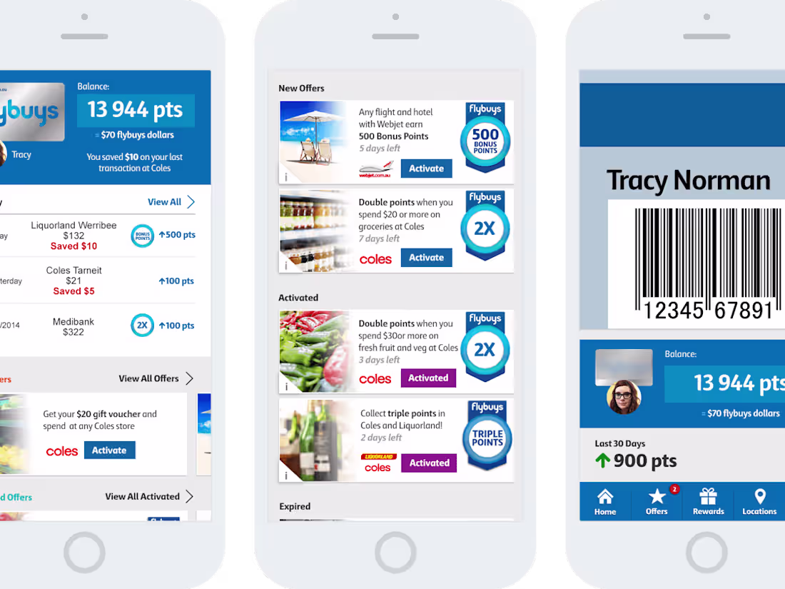 Cover image for UX/UI: Rewards & Points App