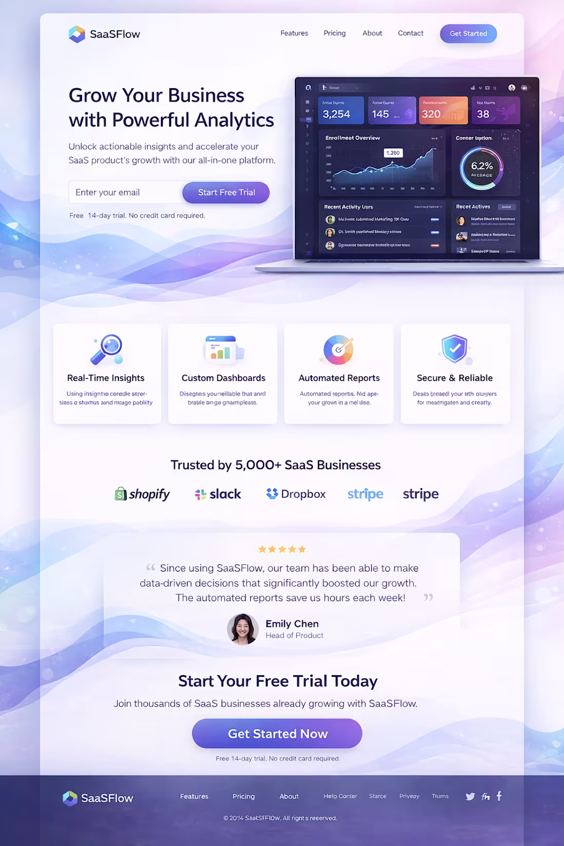 Cover image for SaaS Product Landing Page Conversion-focused SaaS landing pa...
