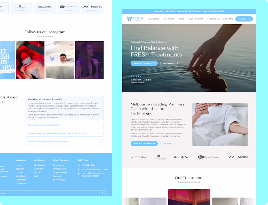 Cover image for Fresh Treatments – Wellness & IV Infusion Clinic