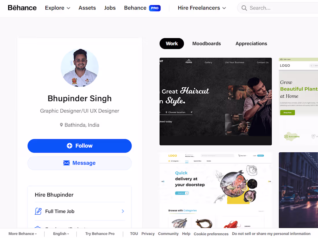 Cover image for Behance