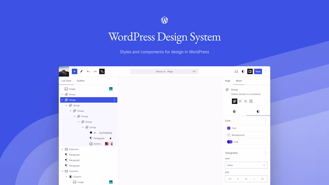 Cover image for WordPress Design System