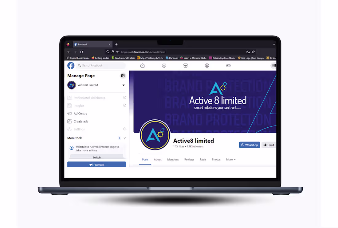 Cover image for META technologies for Active8 Limited 