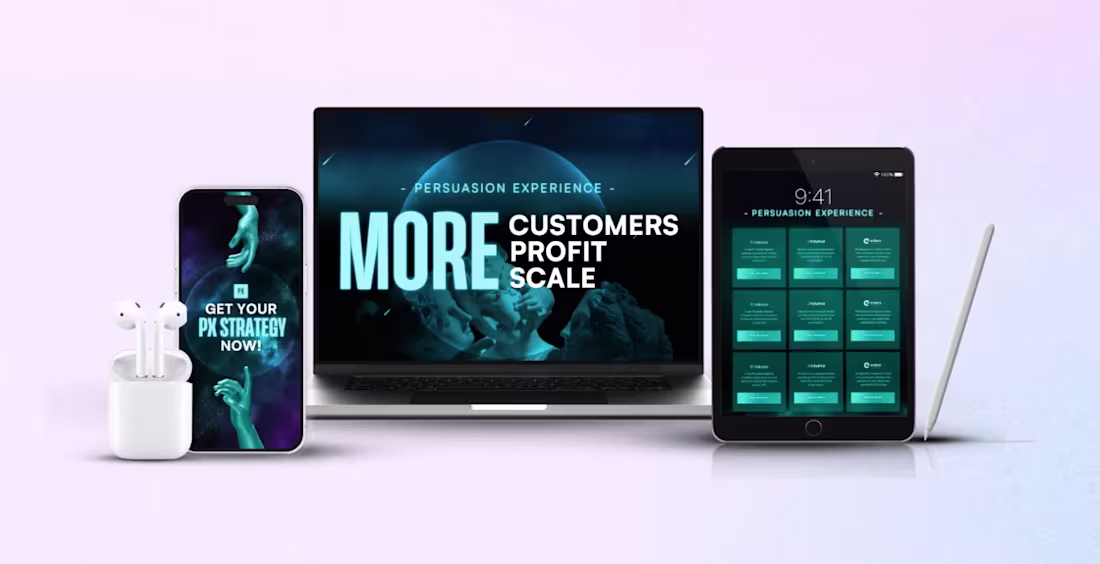 Cover image for Persuasion Experience: We Create Online Sales Machines