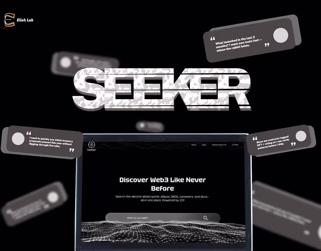 Cover image for Seeker App Design