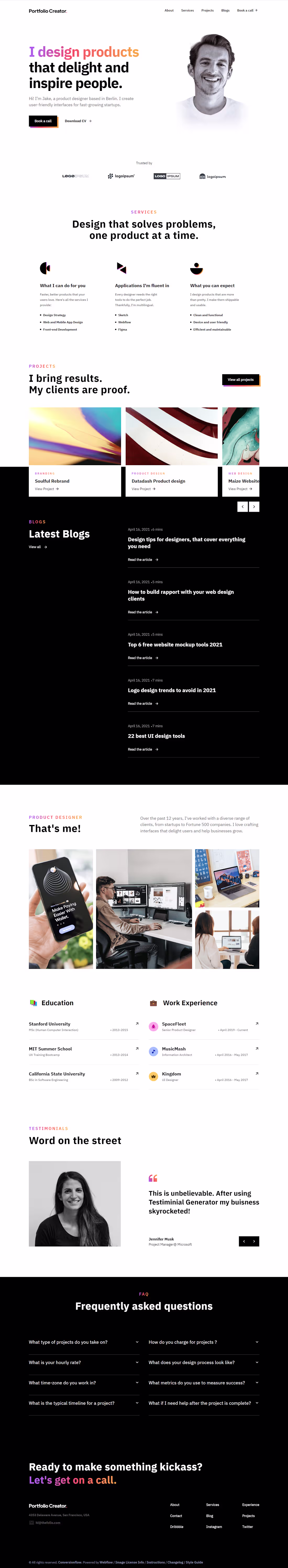 Cover image for Personal Portfolio Website