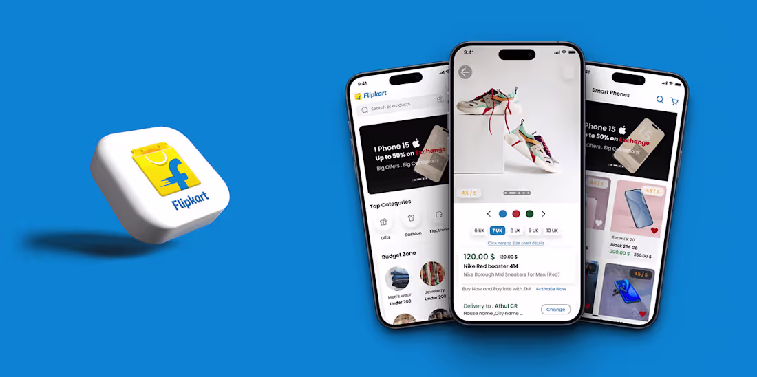 Cover image for Flipkart Redesigning Just a Facelift on Behance