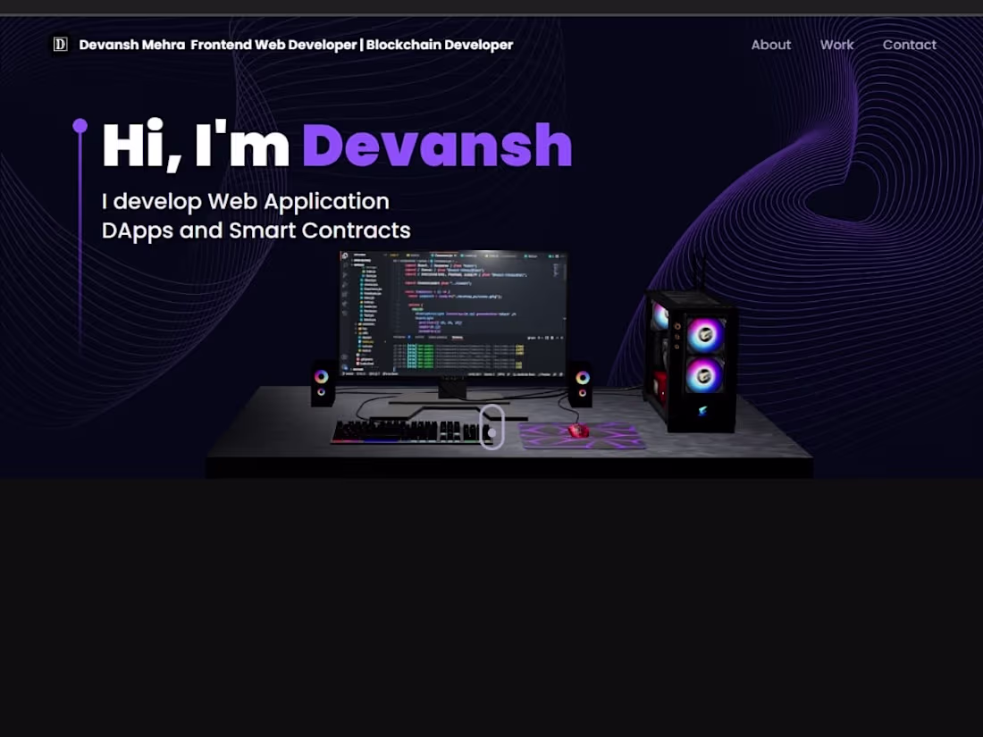 Cover image for Portfolio web application 