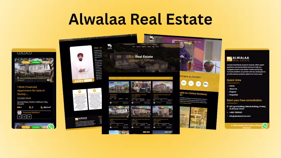 Cover image for AlWalaa Oman — Real Estate
