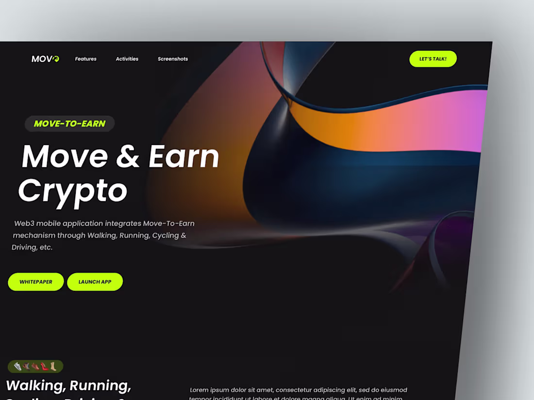 Cover image for Movo - Move-To-Earn