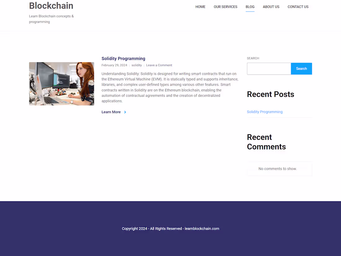 Cover image for Learn Blockchain Blog