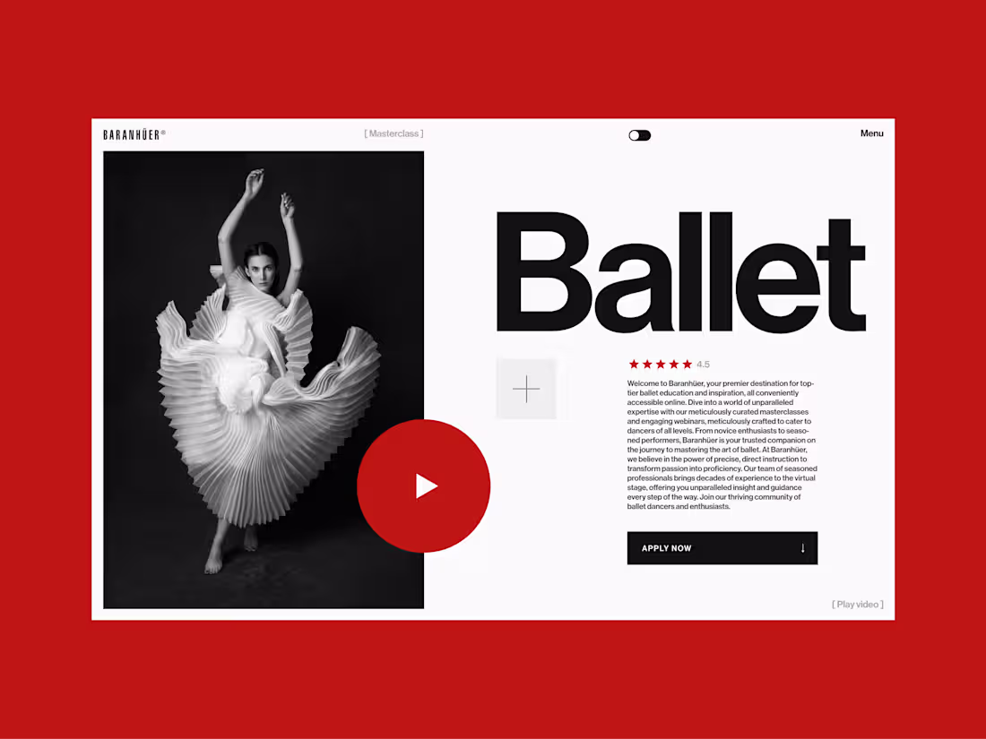 Cover image for Baranhüer Web Design