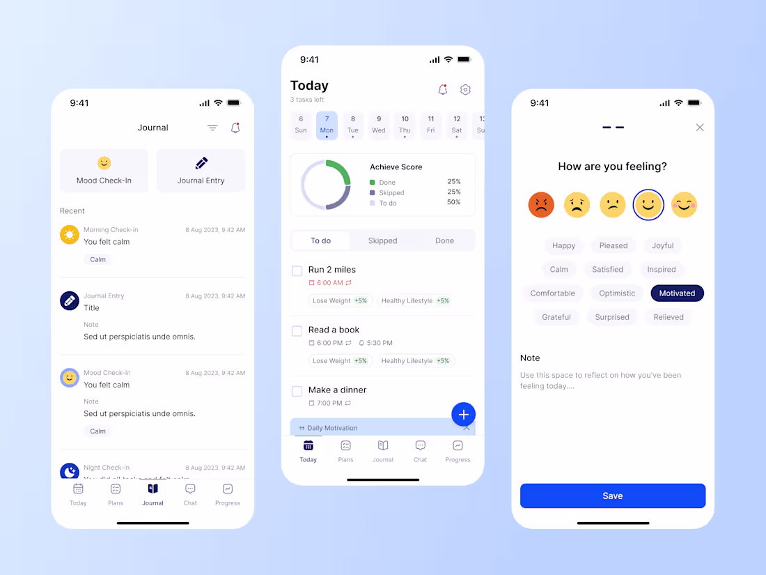 Cover image for Project: Created a Mobile App for Mood Tracking 
