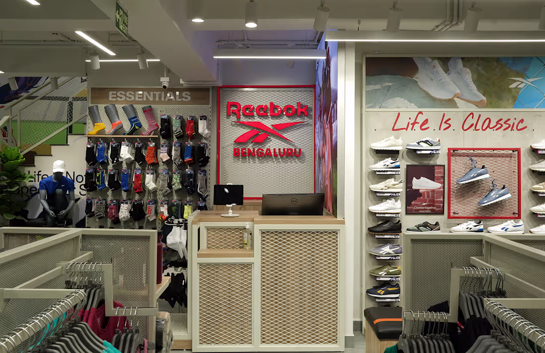 Cover image for Retail Outlet for Reebok India :: Behance