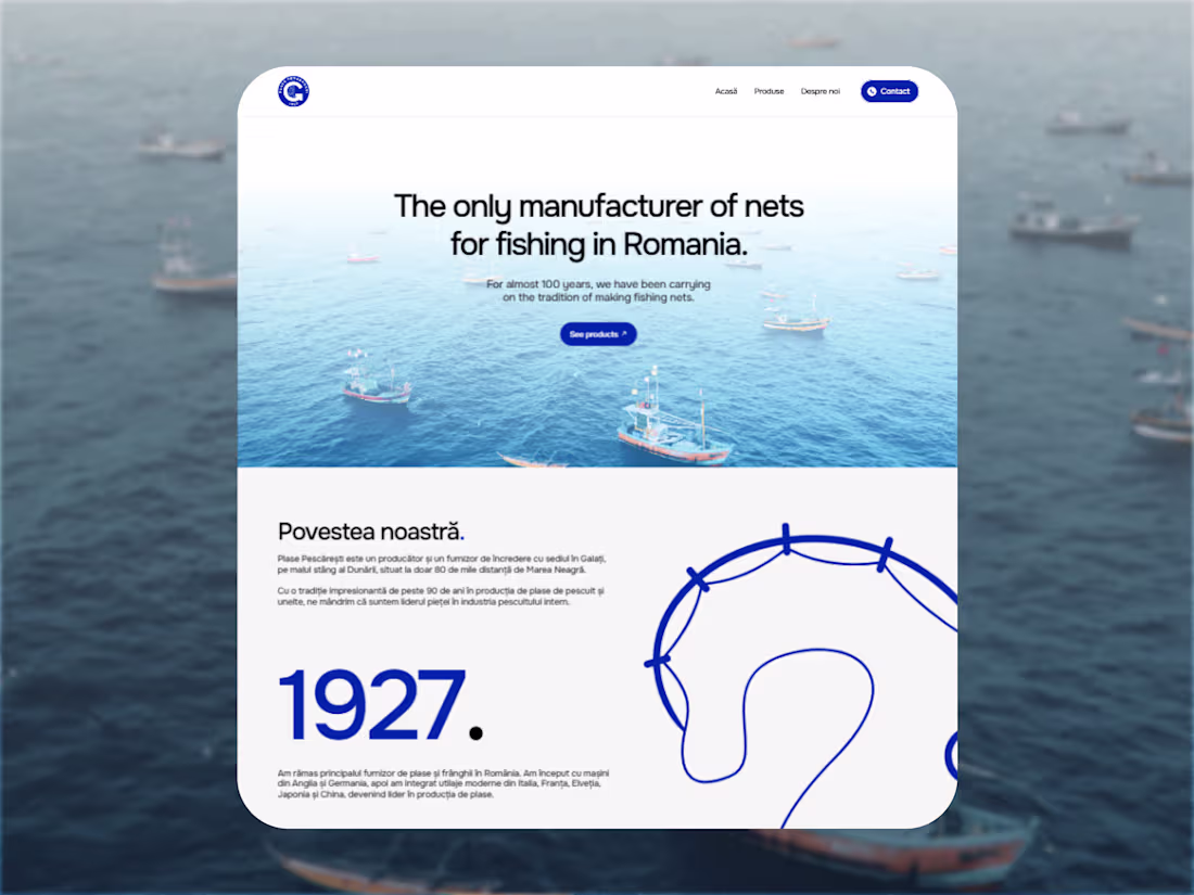 Cover image for One of my latest projects 🚀 A website created for fishing n...