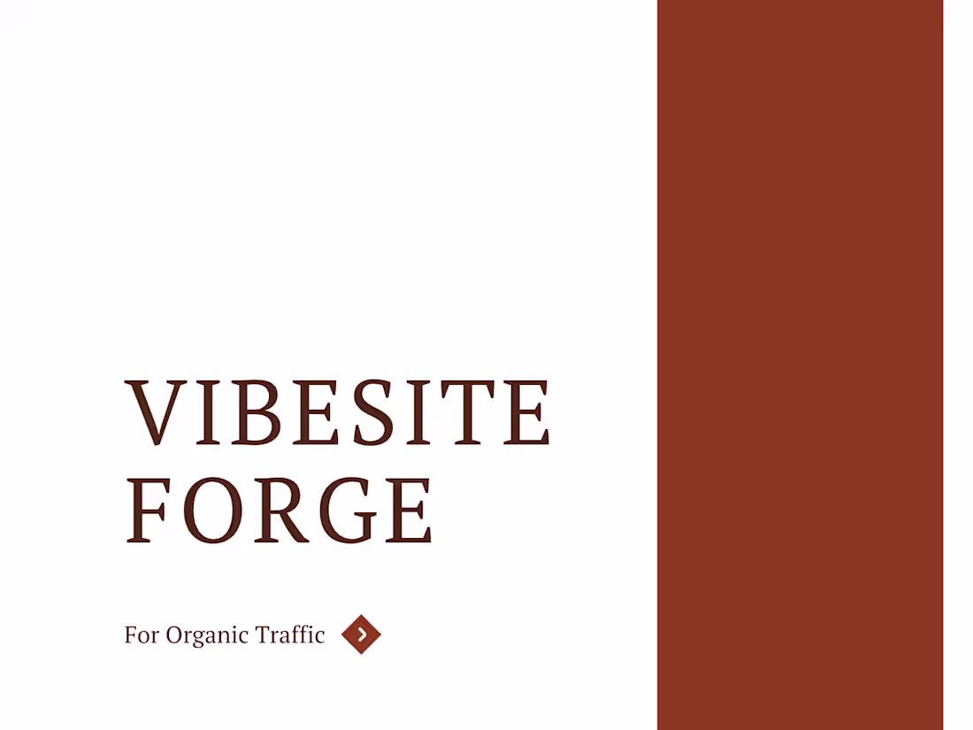 Cover image for VibeSite Forge Package