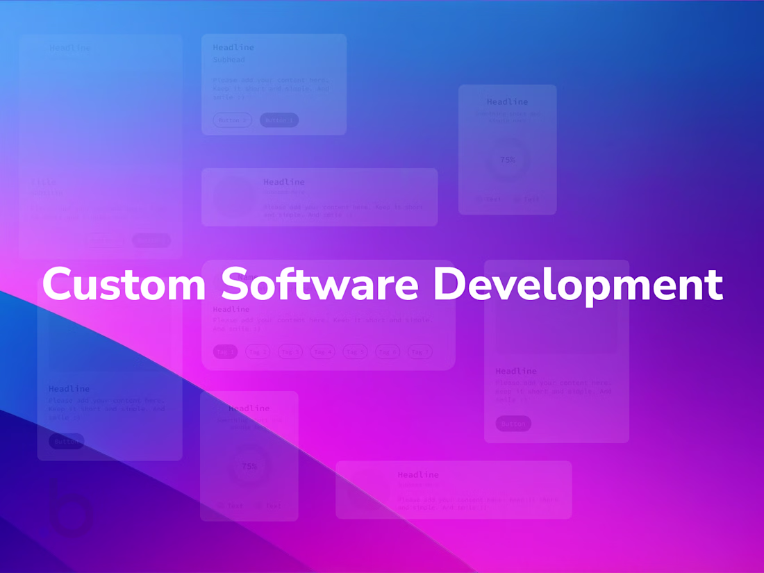 Cover image for Custom Web Application Development