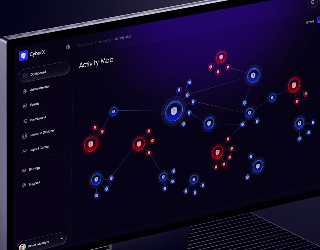 Cover image for Cyber Security Platform - UI/UX Design by AmazingUI
