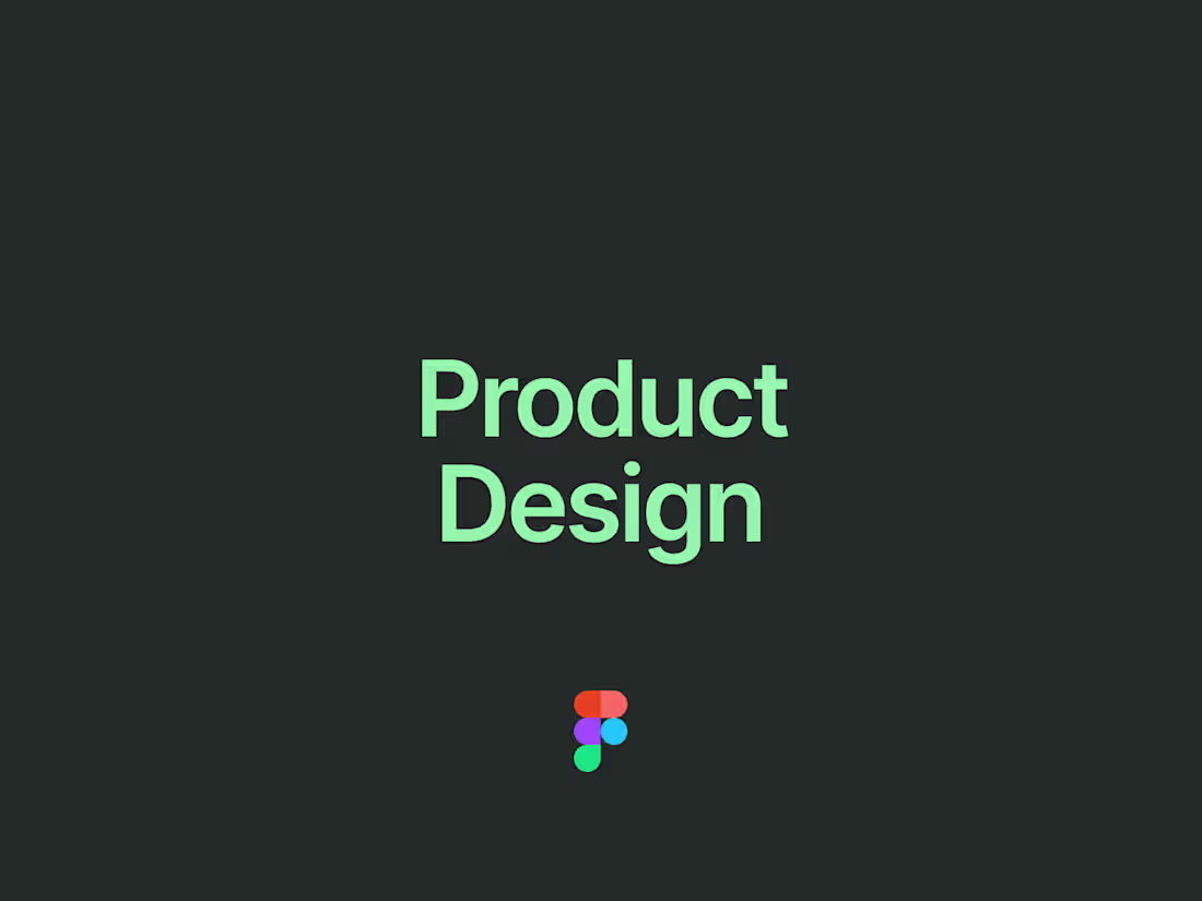 Cover image for Product Design (Figma/Framer)