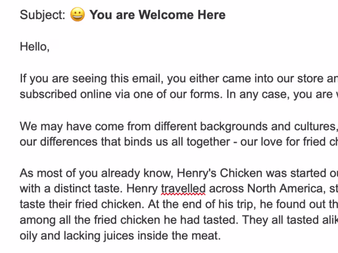 Cover image for Welcome Email for a Client