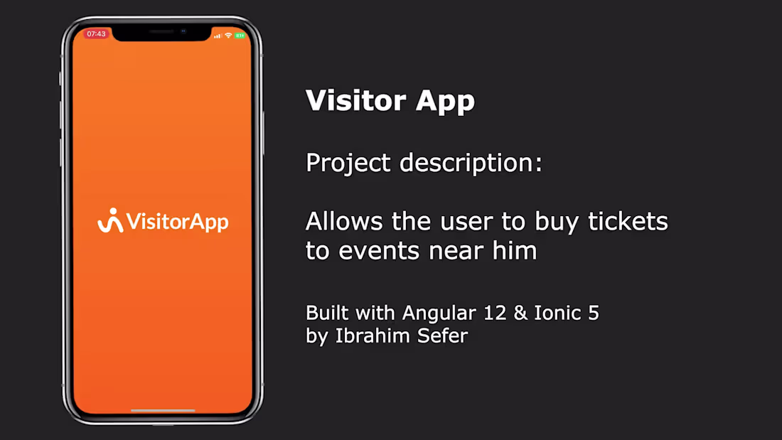 Cover image for Angular 12 & Ionic 5 - Events & Tickets App on Vimeo